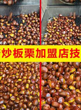 电磁不锈钢炒板栗机炒货机全自动商用炒花生炒瓜子糖炒栗子机