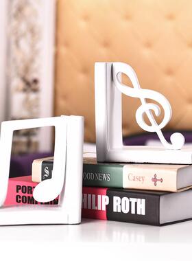 抽象树脂音符书档工艺品摆饰创意书夹仿古书桌装饰品电视柜摆件