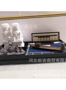 中式样板房摆台套装样板房售楼处桌面摆设软装饰品摆件