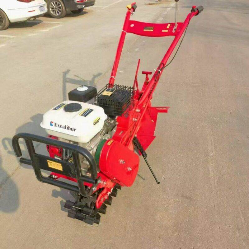 Mini tillage machine, small household gasoline and diesel plow machine, Little Red Bull ditching, ridging, turning soil, seeding and cultivating machine