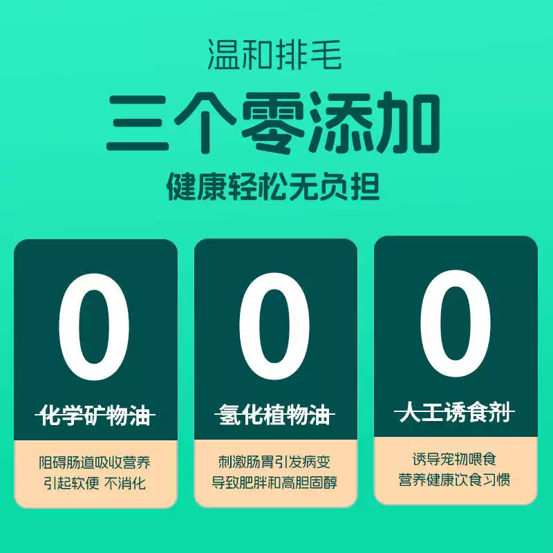 [小宠猫咪化毛球片猫草片调理肠胃化毛膏宠物专用成幼猫舔毛排毛膏]