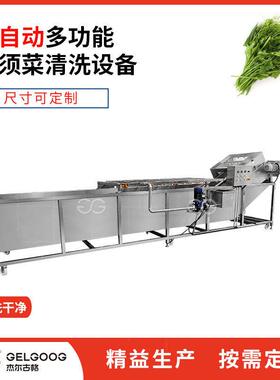 龙须菜气泡洗菜机设备 食品厂鲜果蔬去泥沙清洗机械 叶菜清洗机