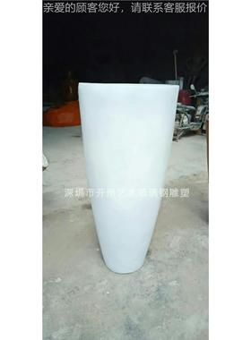 玻璃钢花盆外场大号45015花缸广美花池装饰品酒店市政椭圆花钵陈