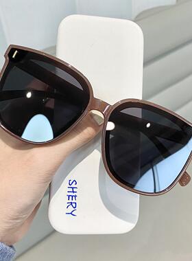 太阳镜韩版个性方形眼镜太阳眼镜