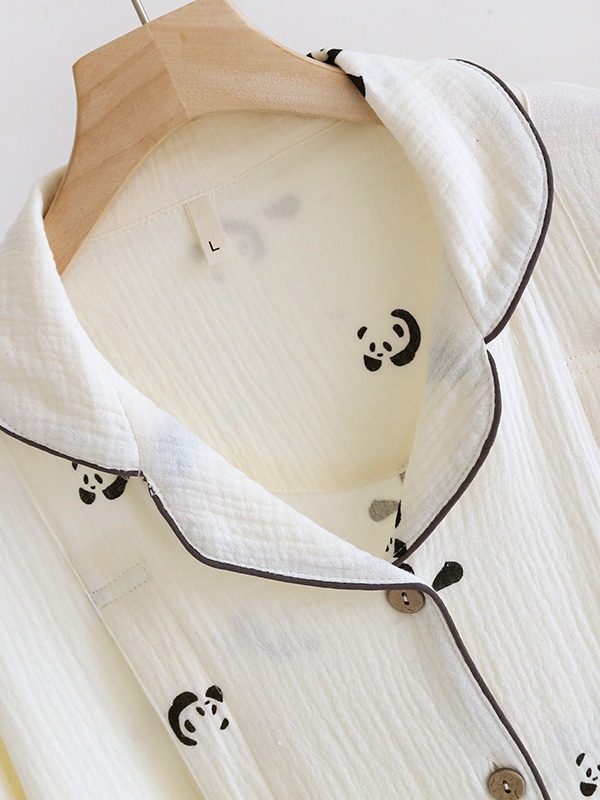 春秋夏季新款孕妇睡衣春夏季哺乳裙纯棉长袖产后喂奶衣月子服哺乳