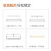Grille light embedded LED ceiling light strip linear downlight living room without main light adjustable angle anti-glare spotlight