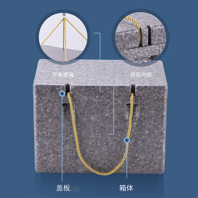 epp保温箱泡沫箱冷藏外卖箱送餐箱商用摆摊保温包保热食品级保冷 - 图1
