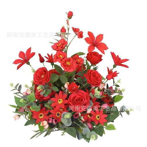 婚庆仿真花艺路引花开心枚路引花T台路引花居家布置商场酒店装饰 - 图2
