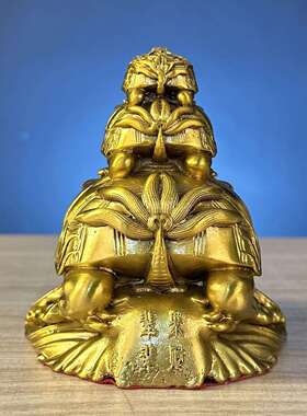 铜002代龙龟铜代福贵龙龟家居万店铺铜摆件铜三龟