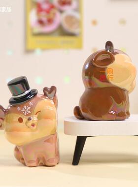 爱的贴贴摆件新款工厂直销可爱卡通好寓意家居装饰休闲摆件女节日