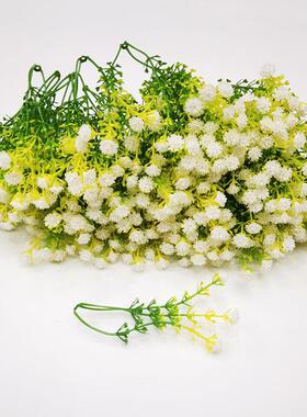 新款 满天星三叉花束点缀鲜花配饰 塑料配花草 手捧花束配草 装饰