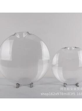 现代简约创意玻璃花瓶花器花插样板房售楼处桌面软装饰品工艺品