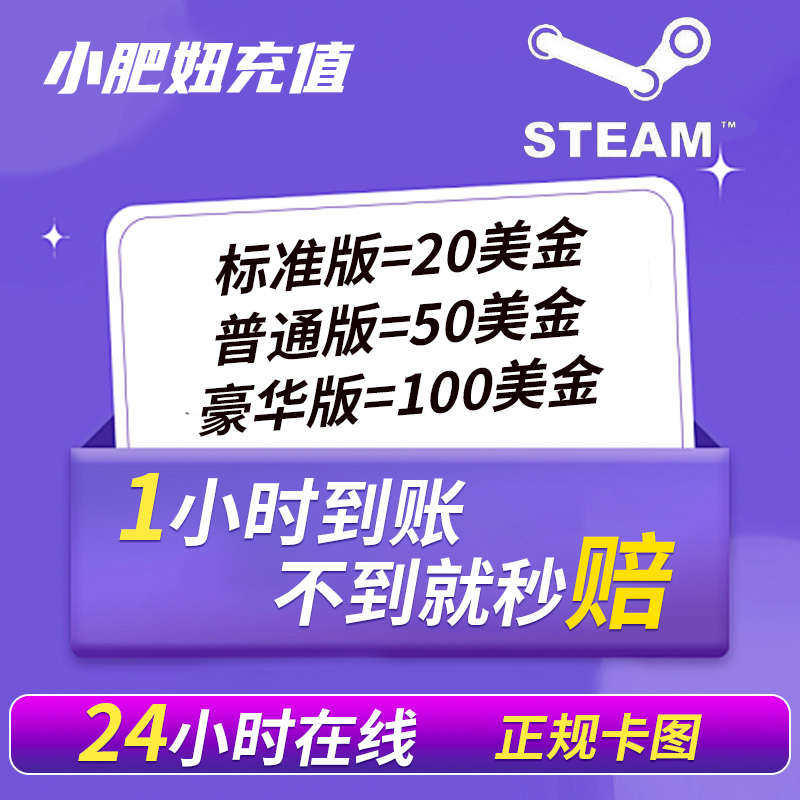 pubg超快Steam 美元充值卡20/50100美金区代卡图余额pubg黑神话悟空