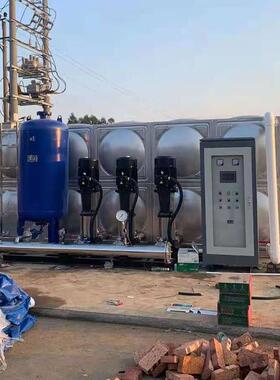 楼顶地下室消防不绣钢304不锈钢水箱供水设备自动上水无负压