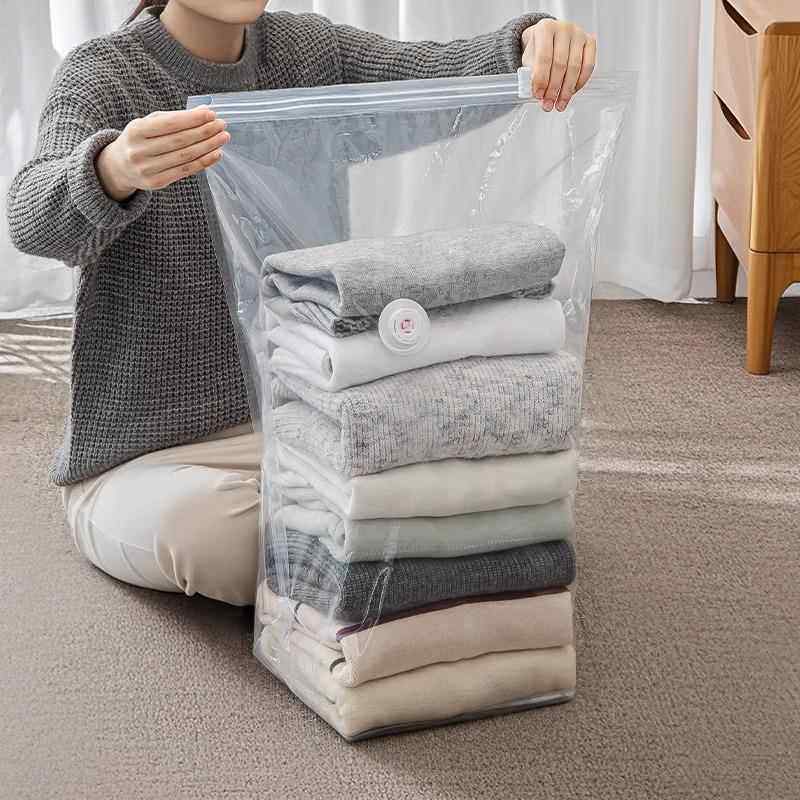 2个按压排气 免抽气真空立体压缩袋收纳袋衣服被子专用羽绒服袋子,淘宝优惠券,粉丝福利购,淘宝优惠卷