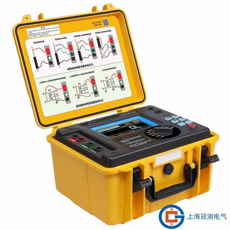 智能绝缘电GC3127A/阻测试仪5V10VKV15K数字压K兆欧表放蓝电介指