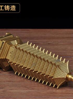 全铜文昌塔摆件铜十三层13层文昌塔家居客厅书房书桌摆设装饰品