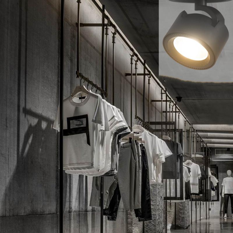Dimmable led Nordic track spotlight ceiling living room cob downlight 7w 9w 12w 15w embedded