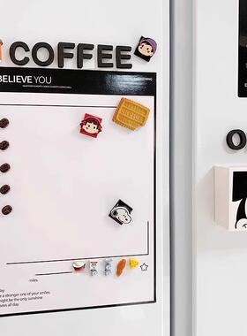 Cute Magnetic Refrigerator Notes, Writable Magnetic Wall Sti