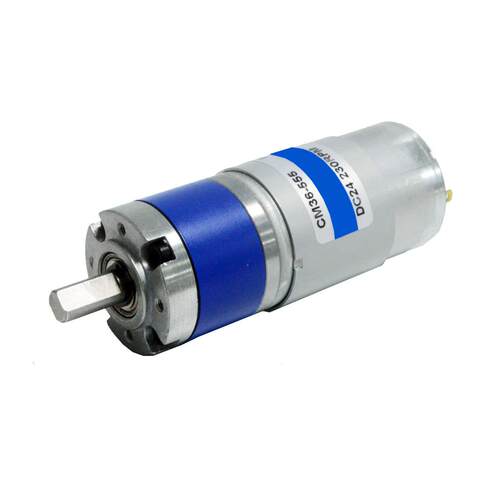CM36星-555行4齿轮CM36-555箱器减速电机直流碳刷12V2V机人智能家 - 图3
