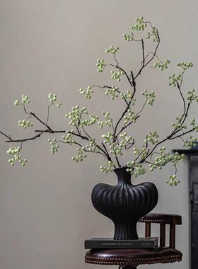 长枝手感仿真山归来浆果枯枝马桑果设计师插花造景侘寂风干花花束