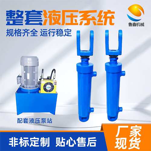 压力机油缸电动升降货梯油缸单双向法兰重型工程双向油缸 - 图2