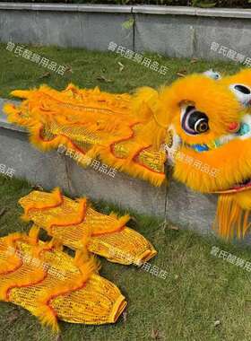 眨眼儿童舞狮子舞狮头表演舞狮泡沫材质狮子10寸狮子传统舞狮