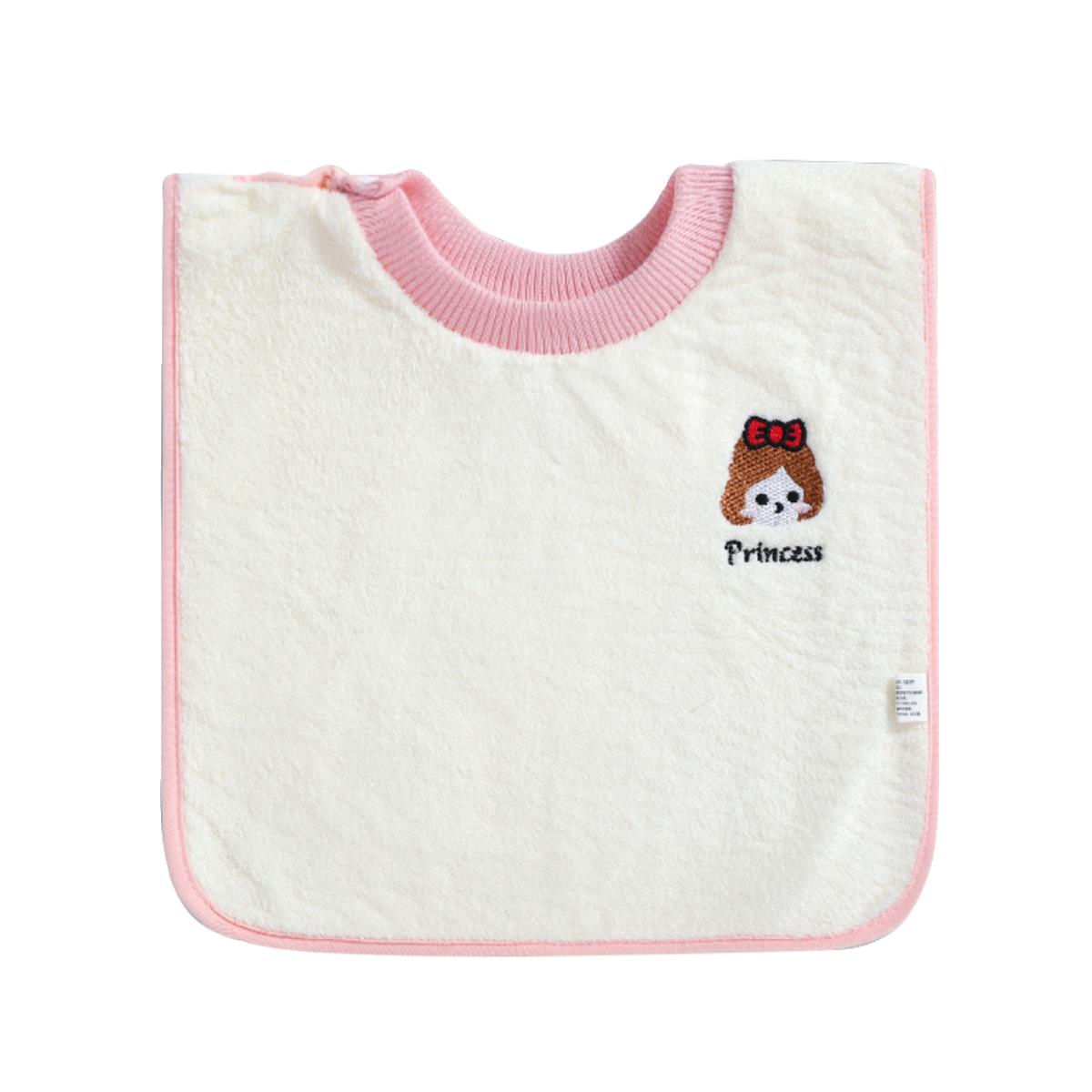 Wash towel, children's waterproof baby bib, infant multifunctional brushing face towel, large