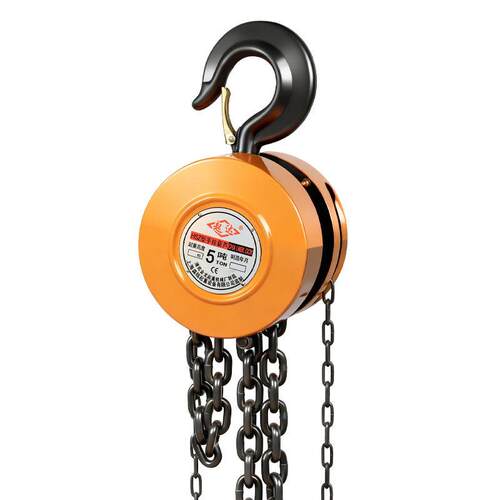 圆形手拉葫芦倒链手拉葫芦1T2TT5T10吨重型手动葫芦起重手拉葫芦 - 图3