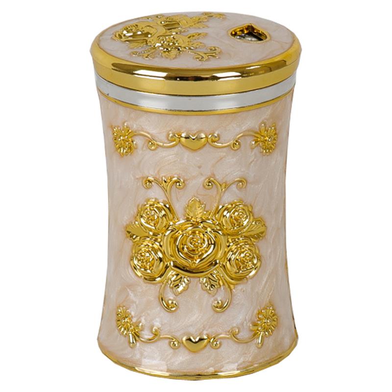 牙签盒欧式客厅奢华漂亮的家用时档个性创意时尚酒店餐厅