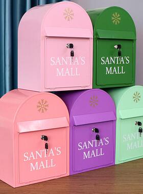 铁信箱复古箱田园工艺挂铁皮信188挂箱墙意邮见壁箱邮筒家居装饰