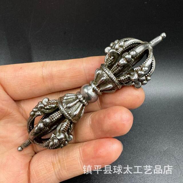 Bronze Large Antique Vajra Brass Old Bronze Antiques Miscellaneous Small Ornaments