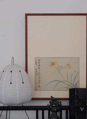 春花秋实恽寿平写生花卉新中式挂画写意水墨宋画书房茶室装饰画