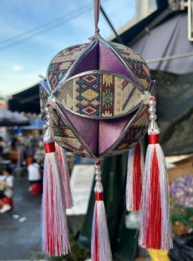 广西绣球挂件三月三壮族手工艺品吉祥礼物礼品成品壮锦绣球可定制