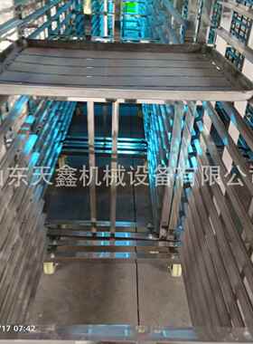 冻江苏苏州吴江339港市食品周厂转车食品周转车张家速架子车蒸房