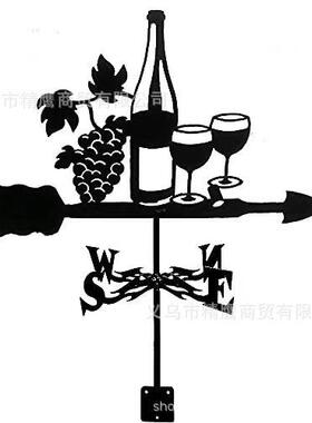 新款飞鸟农民马金属风转跨境电商北美欧洲跨境猫头鹰公鸡风向标