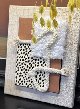 小众手工装饰相框设计师款样板房家居软装饰品几何摆件桌面摆台