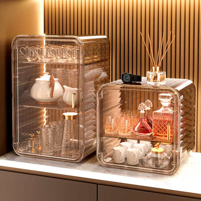 Dustproof cup storage rack dustproof water cup rack tea set glass coffee cup mug red wine cup rack