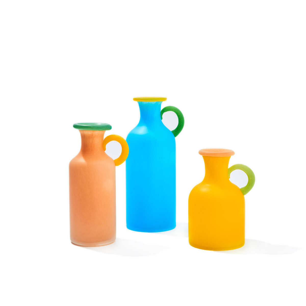 多巴胺色系ins餐桌摆件居家软装酒店样板间装饰哑光单耳玻璃花瓶,淘宝优惠券,粉丝福利购,淘宝优惠卷