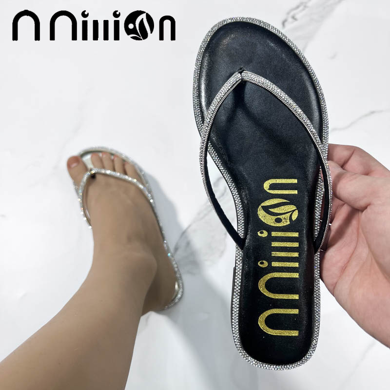 Sandals ladies slippers shoe female footwear平底女拖鞋2024 - 图2