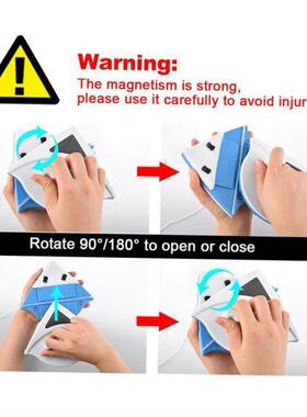 Double Side Magnetic Window Cleaner Glass Magnet Wash Wiper