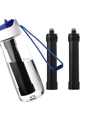 露营喝水过滤野外求生工具设备户外净水吸管杯便携杯式过滤吸管