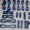 Rubber and plastic sample making knife die manganese steel rubber plastic cable rectangular crescent right angle tear dumbbell shaped punching cutter