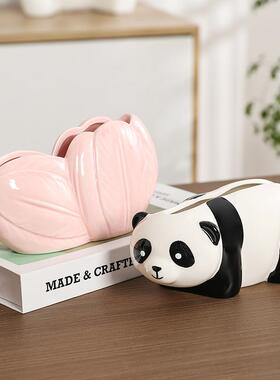 夏季家用款熊猫蚊香盒书房卧室客厅桌面装饰驱蚊香架子送亲人礼物