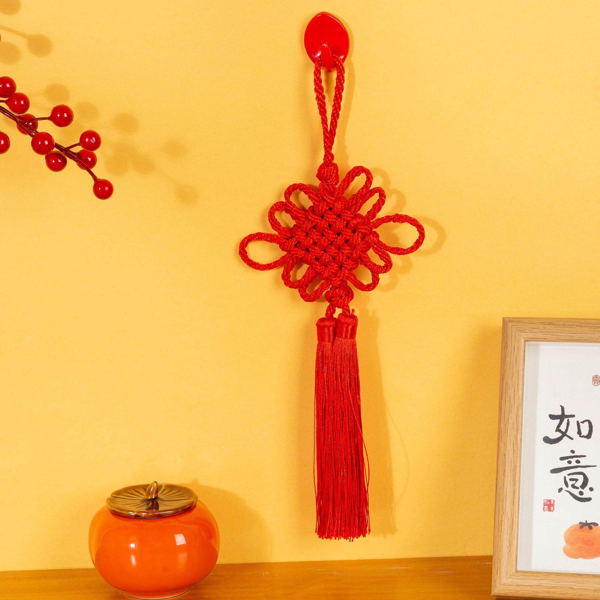 中国结玄关挂件中式简约乔迁客厅礼品背景墙装修双线如意平安特大,淘宝优惠券,粉丝福利购,淘宝优惠卷