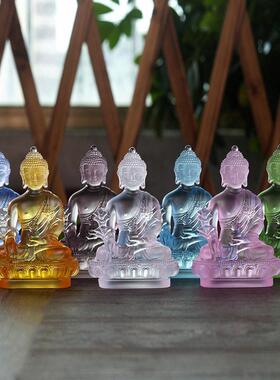 工七.色师XQC佛古5法手琉璃真琉璃师佛度12cm-量大价更优