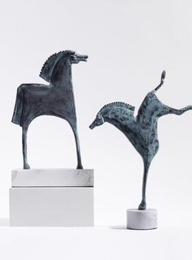 铁动物装摆件样房抽象艺术雕塑客厅MC-TY-26书板房创饰意艺家居软