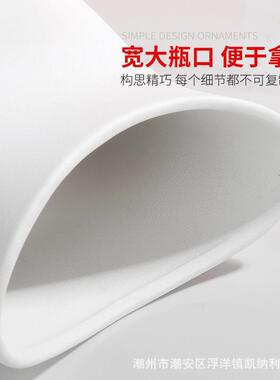 新款直销极简式家居装饰北欧风侘寂风工艺品装饰酒店园艺凹肚花瓶