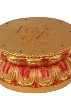 莲花底座树脂椭圆形神像佛像加高底坐佛具用品摆件财神观音莲花座