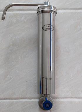 佰仕源龙头式净水器家用直饮厨房角阀不锈钢自来水过滤器陶瓷净化